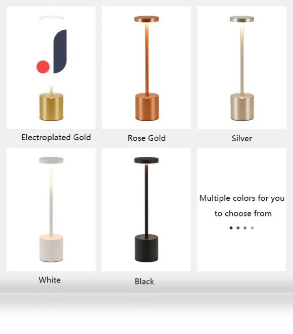 Rechargeable Touch Metal Desk Lamp — Desk & Table Lighting, Build My Home