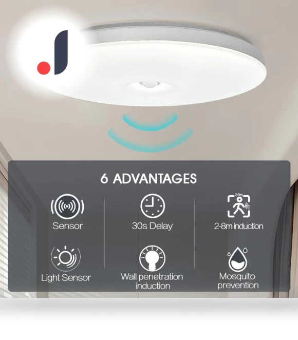 Sensor Ceiling Lamp — Overhead Lighting, Rainbow Rain