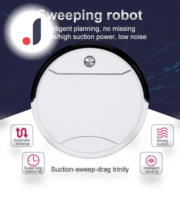 Silent 3-in-1 Automatic Recharging Smart Household Sweeping and Mopping Robot — Smart Cleaning Robots, Home Of Auto Parts