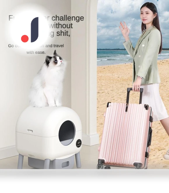 Smart Cat Litter Box — Scoops, Rainbow Rain