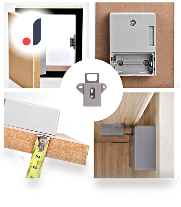 Smart Induction Hidden Locks for Drawers — Smart Home Security, Versatile Home Furnishing