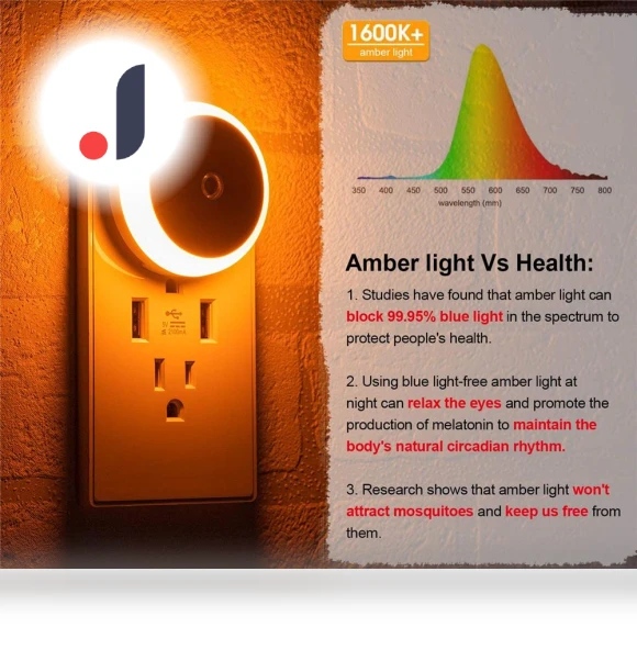 Smart Night Sensor LED Wall Light — Night Lights, Rainbow Rain