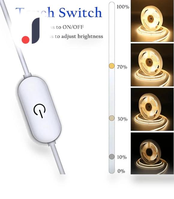 Smart Touch Dimmer LED Strip Light — LED Strips, Cozy Cottage-Relax