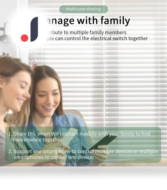 Smart WiFi Curtain Switch — Smart Home Hubs & Controllers, Rainbow Rain