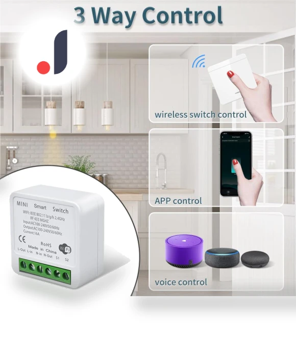 Smart WiFi Switch 2 Way Control — Smart Home Modules, Build My Home