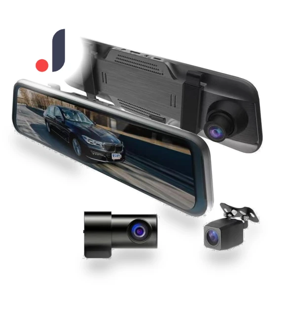 Streaming Multimedia Recorder with Three Lenses — Rearview Video Systems, HOME-Auto-001
