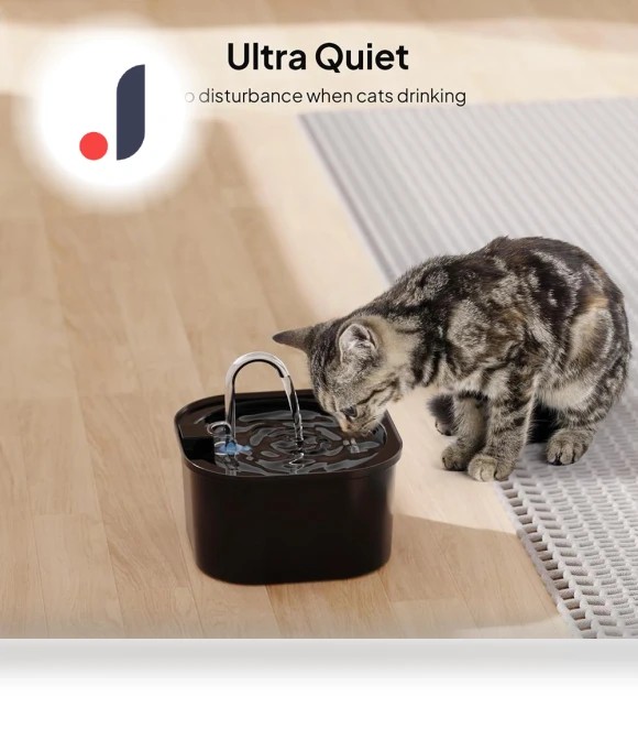 Ultra-Quiet Fountain Filter for Cats, Smart Automatic Water Dispenser for Dogs — Fountains, Good Household Items
