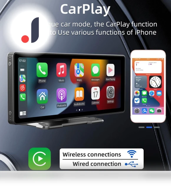 Universal 10.26-inch CarPlay Android Auto Car Radio Multimedia Video Player — Stereo Receivers, JOHO