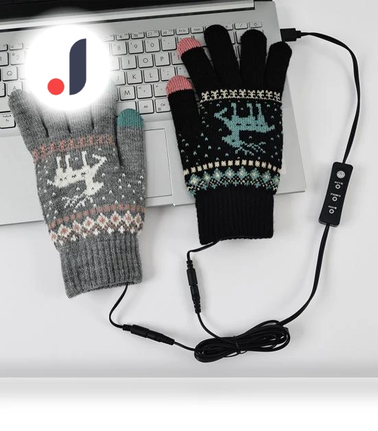 USB Heated Touchscreen Gloves — Gloves, yideyi
