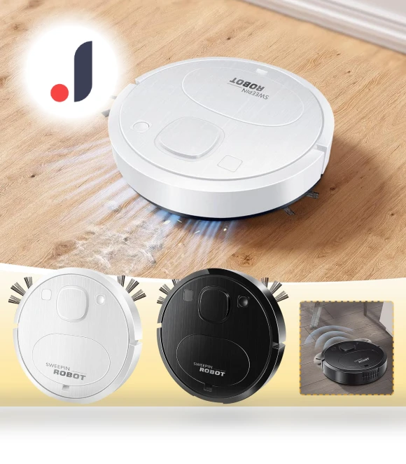 USB Rechargeable Sweeping Robot with Integrated Mopping Function — Smart Cleaning Robots, Marathon