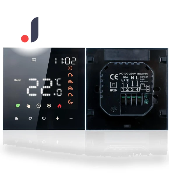 Wall Thermostat with LCD Display — Home Climate Control, Build My Home