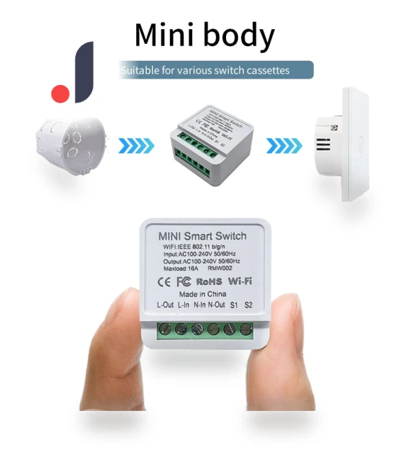 WiFi Smart Switch Home Automation DIY Module — Smart Home Modules, Build My Home