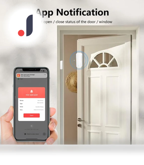 WiFi Zigbee Door Window Magnetic Sensor — Smart Home Security, Build My Home