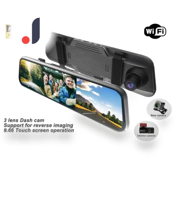 3-channel Mirror Camera for Car — Rearview Video Systems, JOHO - CarGear