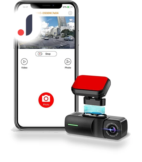 Full HD Wi-Fi Car Dash Camera — Dashboard Cameras, HOME-Auto-001