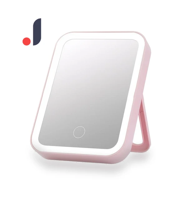 LED Cosmetic Mirror with Touch Screen — Compact & Travel, Makeup Kits