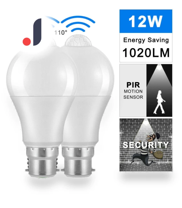 Motion Sensor PIR B22 LED Smart Bulb — LED, Fayeho