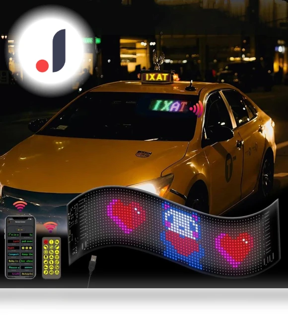 Programmable Bluetooth App Control LED Matrix Pixel Sign Display — Display Modules, VITA Dogdog Smartwear