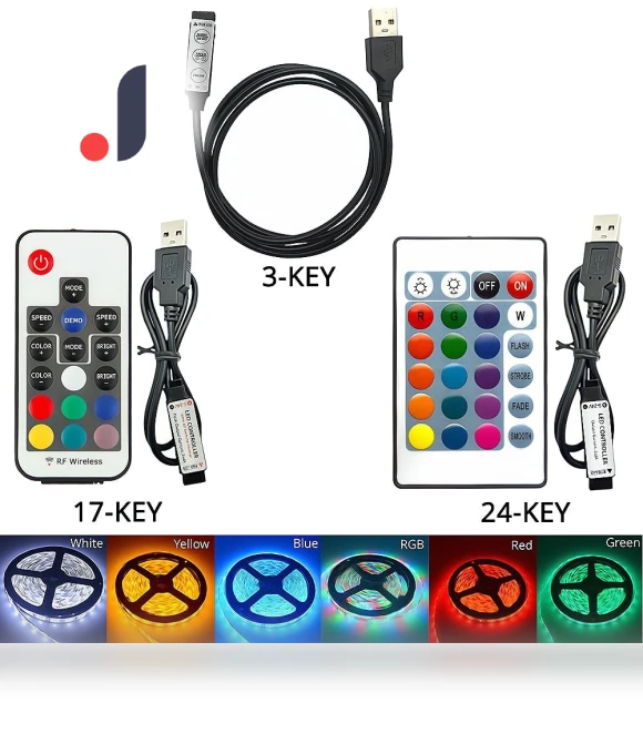 RGB LED Strip Controller — Remote Controls, Heal Care