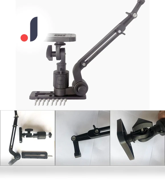 Sensor Mount with Gear Head — Hardware, Kayak Black