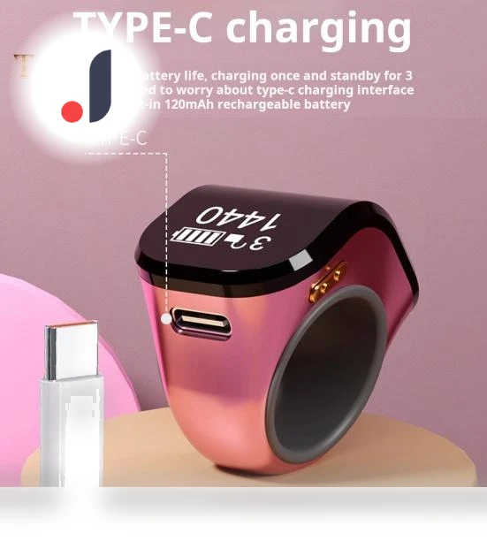 Smart Time Counting Ring with OLED Display — Smart Rings, ANBS