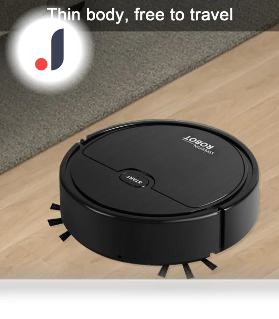 Thin Robot Vacuum with Strong Suction — Smart Cleaning Robots, Marathon