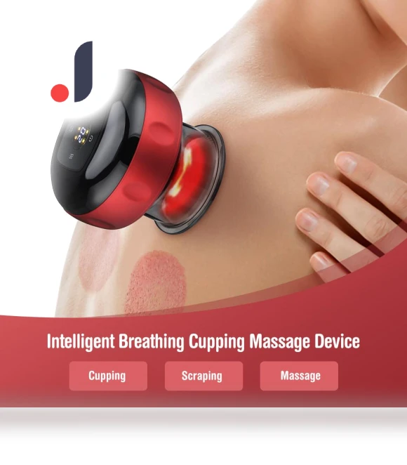Wireless Vacuum Cupping Gua Sha Massage Device — Magnetic Therapy, Toto Market