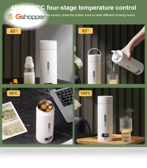 Electric Heating Water Cup Smart Boiling Kettle — Kettles & Tea Machines