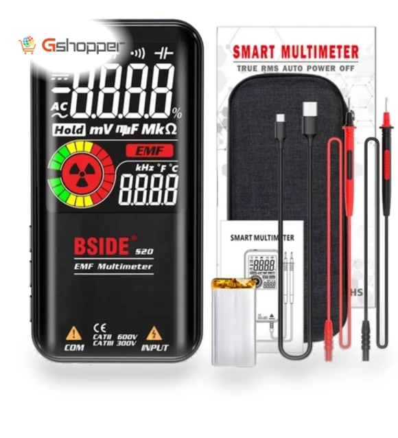 Electromagnetic Radiation Detector Multimeter with Color Screen — Geiger Counters, BSIDE