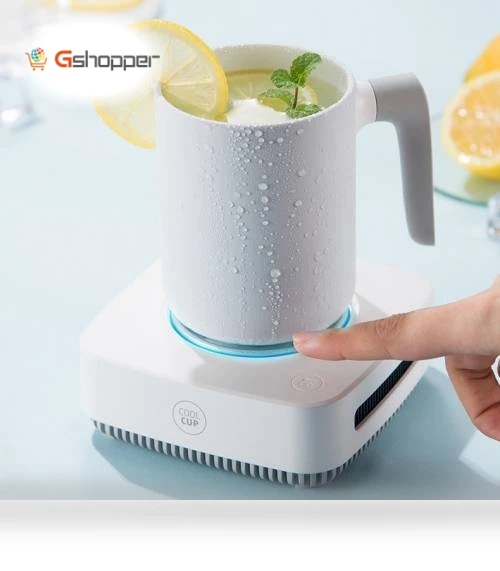Dual-use Constant Temperature Refrigeration Intelligent Cup — Beverage Warmers