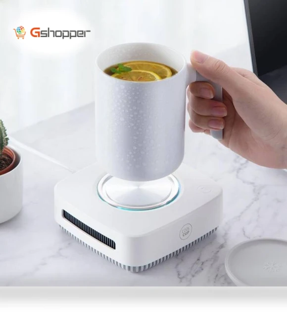 Dual-use Constant Temperature Refrigeration Intelligent Cup — Beverage Warmers