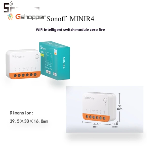 Dual-Control Smart WiFi Switch with Bi-Directional Control and Timing — Smart Home Hubs & Controllers, Sonoff