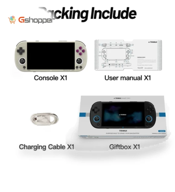 Smart Pro Handheld Game Console with 4.96-inch IPS Screen — Consoles, Trimui