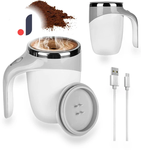 Automatic Magnetic Mixer for Coffee Cup — Beverage Warmers, Elegant Living House