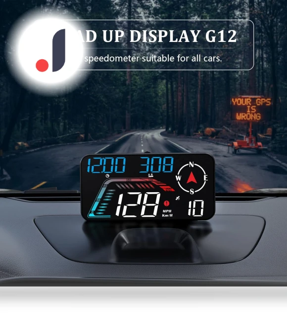 Automotive HUD Projection Display GPS Speedometer — Navigation & GPS Accessories, Refreshing Home