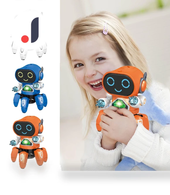 Dancing Electric Hexapod Robot — Interactive Learning Devices, Xingben Two