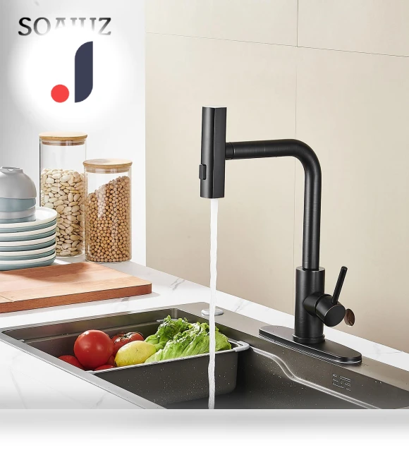 Kitchen Faucet with Pull-Down Sprayer — Smart-Touch Kitchen Faucets, Refreshing Home