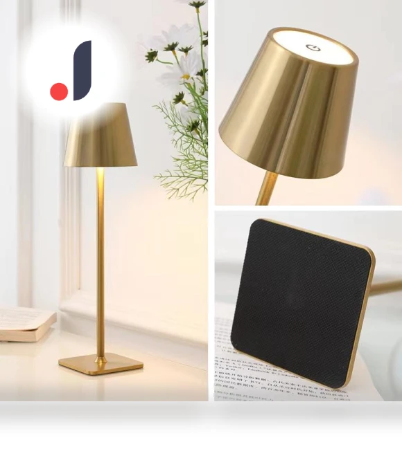 Minimalist Retro Coffee Shop Atmosphere LED Desk Lamp — Study & Desk Lighting