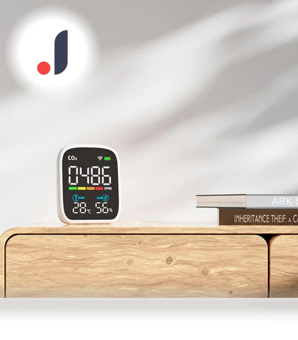 Smart WIFI Mini CO2 Detector — Air Quality Monitors, TOMTOP JMS