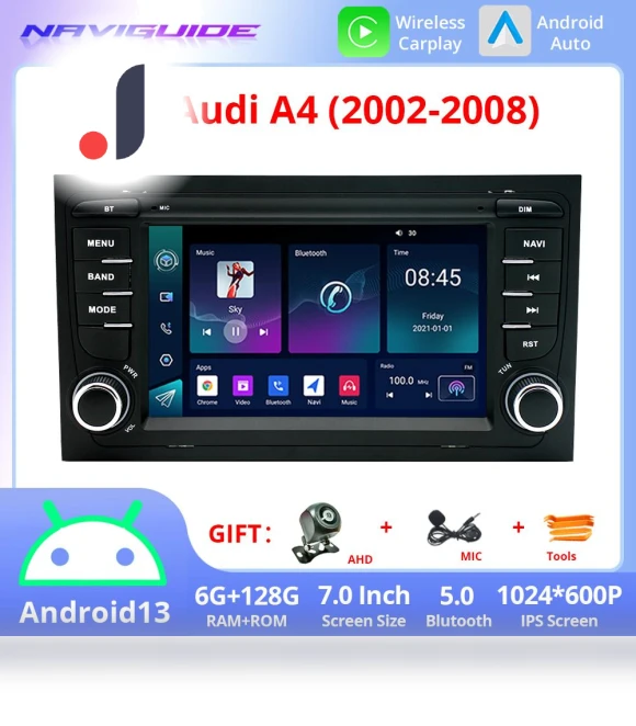 Touch Screen WIFI Car Radio GPS Multimedia Stereo — Navigation & GPS Accessories, NAVIGUIDE Car Life