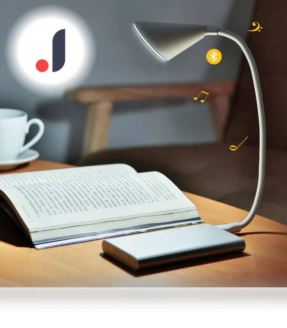 Touch USB Desk Lamp with Bluetooth Speaker 2 in 1 — Study & Desk Lighting, Actually lighting