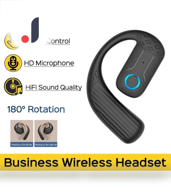 Wireless Bluetooth Business Headset with Microphone — Headsets, Junmaocun