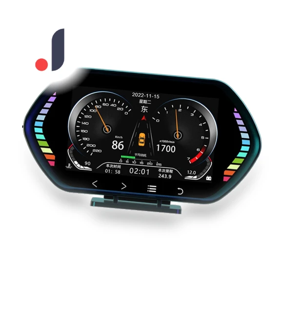 360 Degree OBD2 Sensor Display Split Bracket Multifunctional Car Display — Car Accessories & Gadgets