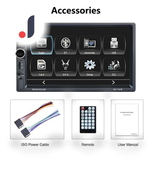 7-Inch Touchscreen Car MP5 Player — Stereo Receivers, Home Of Auto Parts