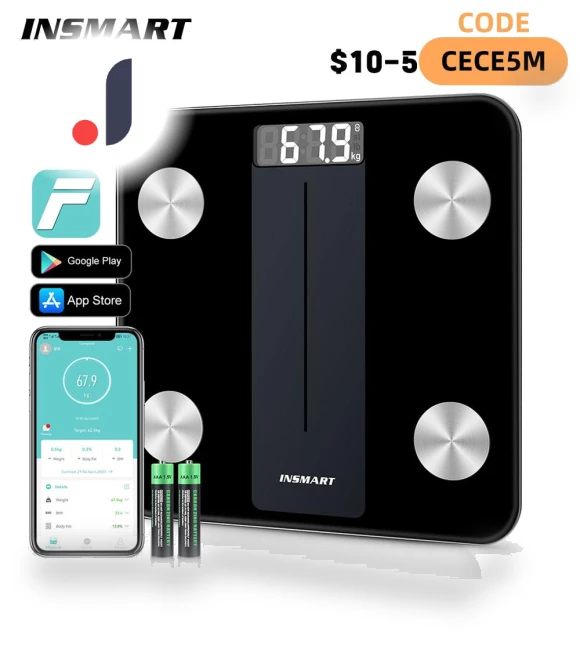 Digital Bathroom Scale — Weight Management Tools, Refreshing Home