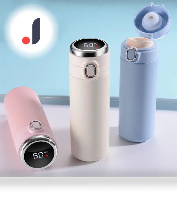 Intelligent Travel Thermos with Stainless Steel Insulation — Thermoses, TOP MALL-005