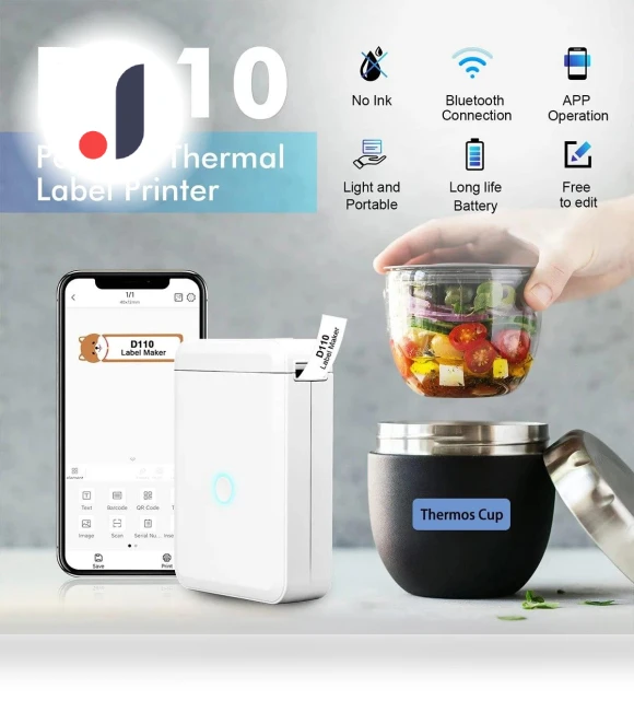 Portable Bluetooth Thermal Printer — Printer Parts, Conwe