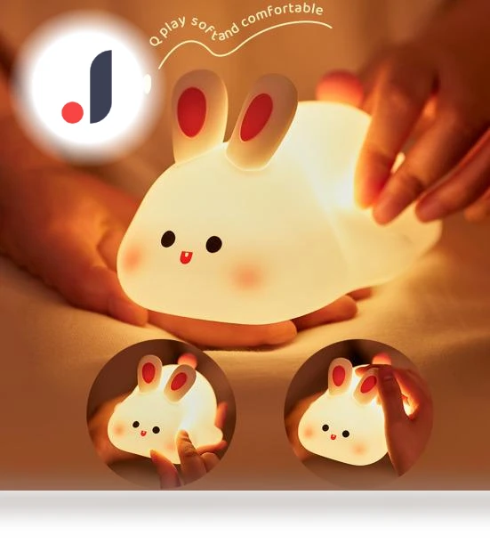 Rabbit Night Light with Timer — Night Lights, DC-Home-2