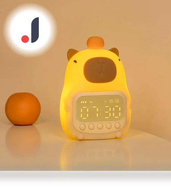 Rechargeable Digital Alarm Clock — Alarm, Factory Discount Outlet