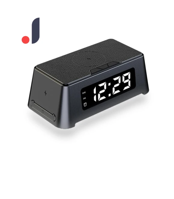 Smart Alarm Clock with Wireless Charger — Alarm, Factory Discount Outlet